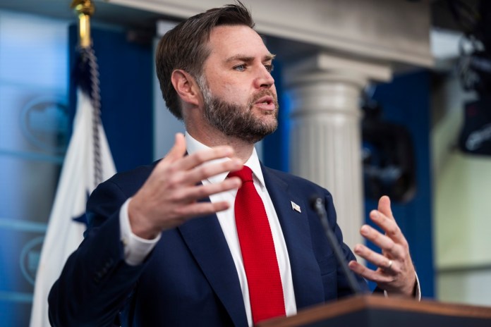 Archivo del vicepresidente de Estados Unidos, JD Vance. Foto La Hora: EFE