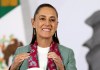 Sheinbaum asegura que es «probable» una reunión con el rey Felipe VI en Ciudad de México La presidenta de México, Claudia Sheinbaum, habla durante una rueda de prensa este martes, en el Palacio Nacional de Ciudad de México (México). Foto La Hora: EFE