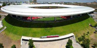 Estadio de Guadalajara, una de las sedes del Mundial 2026. Foto: EFE/ Francisco Guasco.