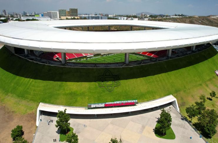 Estadio de Guadalajara, una de las sedes del Mundial 2026. Foto: EFE/ Francisco Guasco.