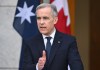 Fotografía de archivo en la que se captó al primer ministro de Canadá, Mark Carney, en Camberra (Australia). Foto La Hora: EFE