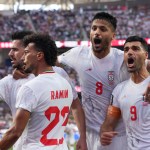 Jugadores de la selección de Irán celebran un gol durante un partido del grupo G del Mundial de la FIFA 2026. Foto La Hora: EFE/ Omar Alonso