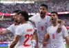 Jugadores de la selección de Irán celebran un gol durante un partido del grupo G del Mundial de la FIFA 2026. Foto La Hora: EFE/ Omar Alonso