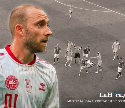 Momentos de tensión se vivieron durante el partido amistoso entre Dinamarca y Ucrania, luego de que Christian Eriksen colapsara sobre el terreno de juego.