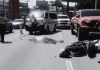 Accidente de tránsito registrado en Carretera a El Salvador. Foto La Hora: Bomberos Voluntarios