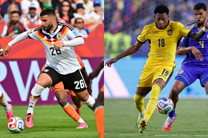 Alemania y Ecuador se verán las caras este jueves 25 de junio en un partido crucial para definir cómo queda el Grupo E del Mundial 2026.