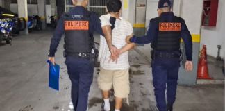 Alias Capibara recapturado en Retalhuleu. Foto La Hora: PNC