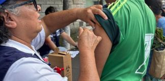 Archivo de jornada de vacunación contra el sarampión en la ciudad de Guatemala. Foto La Hora: MSPAS