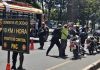 Archivo de operativo de la PNC en la calzada Roosevelt por motos consignadas. Foto La Hora: PNC