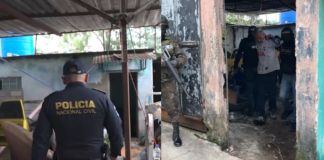 Así luce la casa vinculada a «El Lobo» en la colonia El Limón, donde autoridades localizaron un arsenal Así luce la casa vinculada a "El Lobo" en la colonia El Limón, donde autoridades localizaron un arsenal. Foto La Hora: PNC.