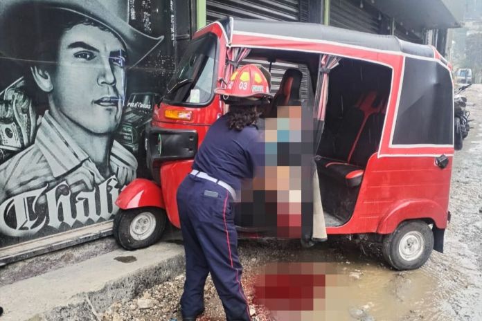 Piloto de mototaxi fallece en ataque armado en colonia Margarita, Ciudad Quetzal. Foto La Hora: Asonbomd.