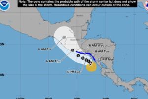 Tormenta tropical Cristina: en estas zonas del país incrementarán las lluvias