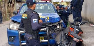 Persecución policial termina con dos supuestos motoladrones detenidos en colonia Arimany
