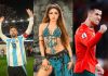 Personas están inscritas con el nombre de Shakira, Messi, Cristiano Ronaldo y Mbappé. Foto La Hora: RR.SS.