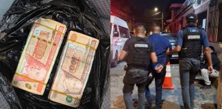 El hombre fue sorprendido durante el cobro del rescate. Foto La Hora: PNC.