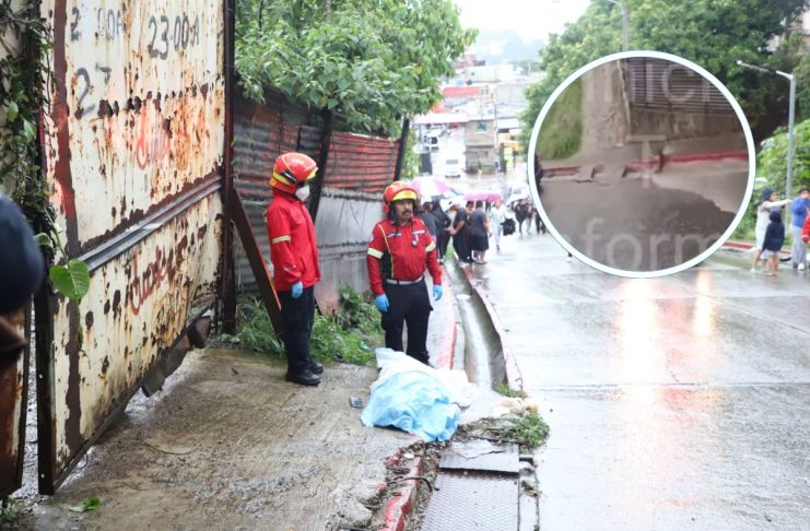 Video revela cómo menor de 13 años fue arrastrado por una corriente de agua en zona 18