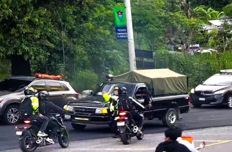 Cambios en el tránsito por fin de semana largo y desfile del Ejército. Foto La Hora: Policía MT.