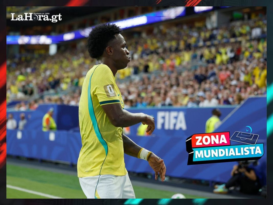 Brasil, con un doblete de Vinícius Jr. y otro gol de Matheus Cunha, venció 3-0 a Escocia y se quedó con el primer lugar del Grupo C del Mundial 2026.