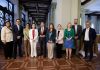 Personalidades que participaron en la firma de la adenda por el Aerometro