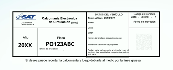 calcomanía