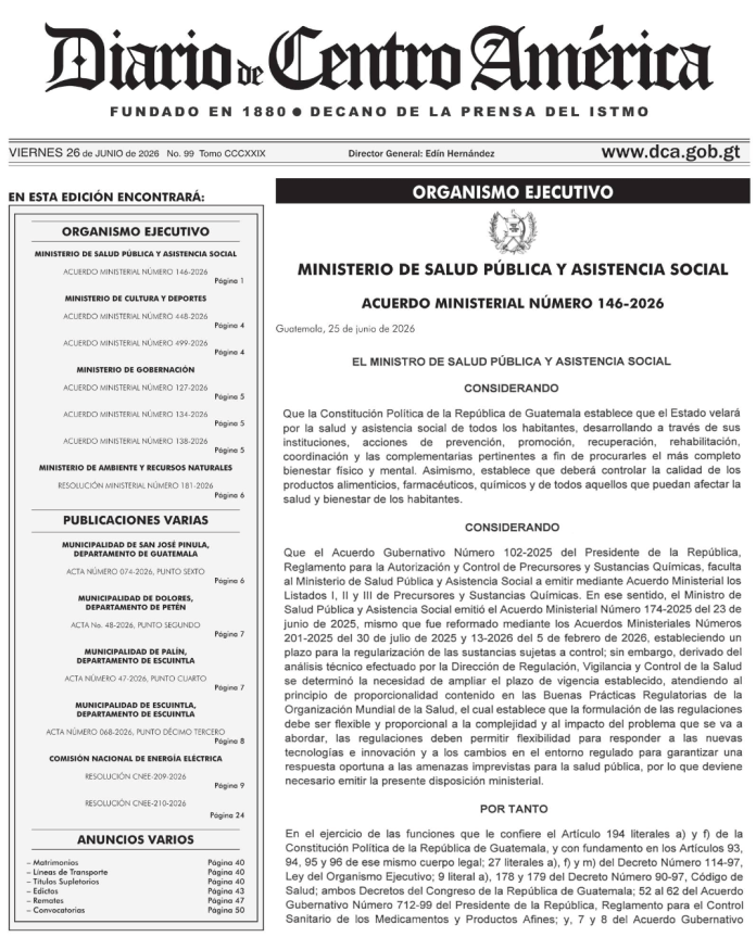 Acuerdo Ministerial 146-2026