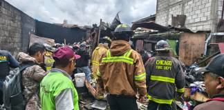 Cuatro casas resultan con daños estructurales. Foto La Hora: CVB.