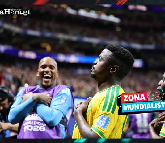 Varios jugadores de Sudáfrica, tras el gol del empate ante República Checa, celebraron imitando al portugués Cristiano Ronaldo.