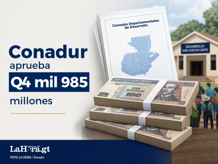 Conadur aprobó la distribución de Q4.9 mil millones para los Codedes. Arte La Hora: Roberto Altán.