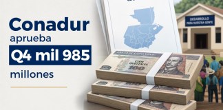 Conadur aprobó la distribución de Q4.9 mil millones para los Codedes. Arte La Hora: Roberto Altán.