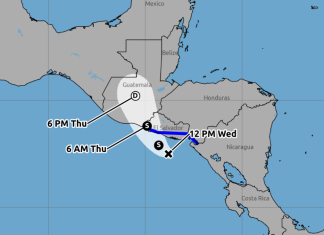 Cristina se degrada a depresión tropical, pero traerá abundantes lluvias a Guatemala Cristina se degrada a depresión tropical, pero traerá abundantes lluvias a Guatemala