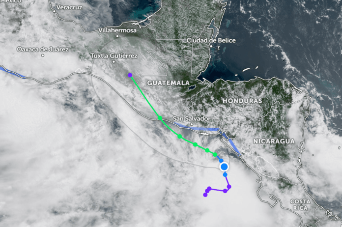 Depresion tropical Tres-E entrara al pais el 11 de junio advierte Conred y emite Alerta Amarilla Depresión tropical Tres-E entrará al país el 11 de junio, advierte Conred y emite Alerta Amarilla