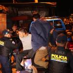 Detenidos por la Policía Nacional Civil. Foto La Hora: PNC