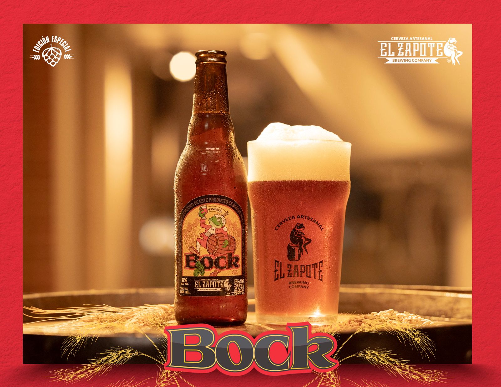 La nueva cerveza Bock de El Zapote Brewing Company. Foto: Cortesía El Zapote Brewing Company