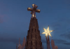 En imágenes la cruz de Jesucristo de la Sagrada Familia de Antoni Gaudí que visitará el Papa León XIV