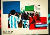 Imagen de estudiantes viendo un partido de fútbol emocionados, en vez de estudiar.