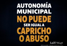 Autonomía no es reducto