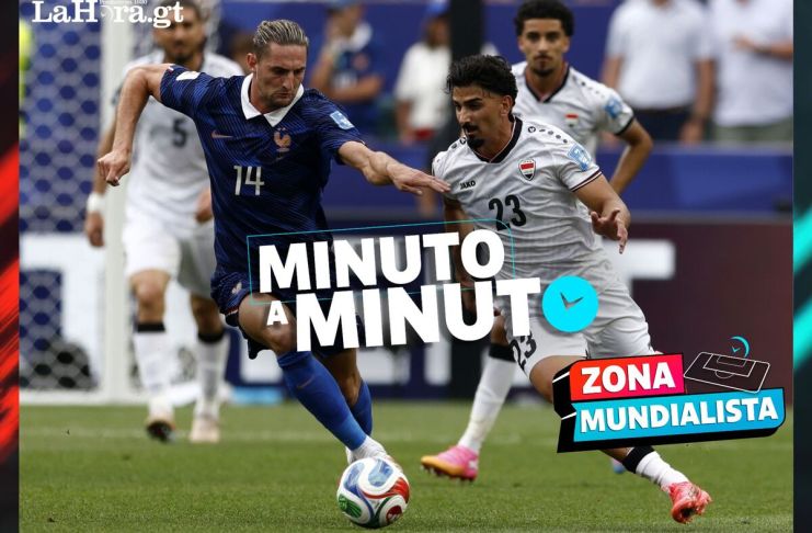 El partido entre Francia e Irak, que gana la selección gala por 1-0, se reanuda después de más de dos horas de espera.