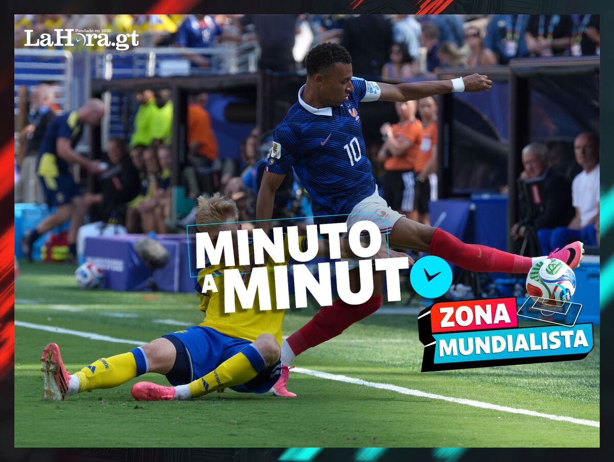 Minuto a minuto: Al medio tiempo, Francia, con un golazo de Mbappé, vence 1-