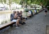 Los franceses viven este martes como uno de los días más calurosos. Foto La Hora: EFE