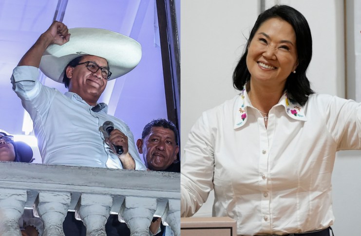 La candidata presidencial Keiko Fujimori aventaja escrutinio en Perú aunque proyecciones ratifican empate técnico con ventaja mínima para Roberto Sánchez.