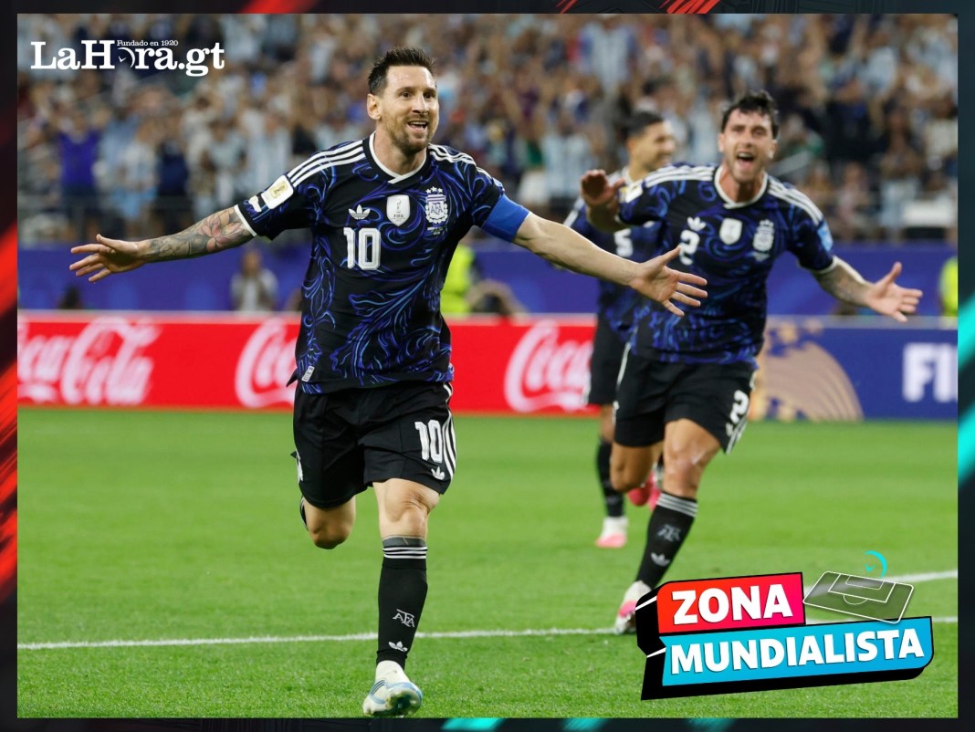 30 minutos le bastaron al astro argentino para anotar ante Jordania. Argentina termina la primera ronda a paso perfecto. Foto La Hora: EFE
