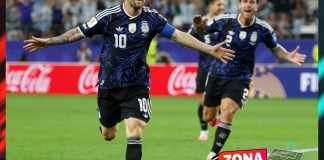 30 minutos le bastaron al astro argentino para anotar ante Jordania. Argentina termina la primera ronda a paso perfecto. Foto La Hora: EFE