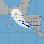 Guatemala en alerta Depresión tropical Tres-E se formó en el Pacífico y se dirige al país
