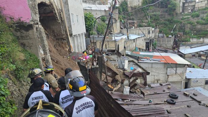 La Coordinadora Nacional para la Reducción de Desastres (Conred) ha reportado 614 emergencias durante la temporada de lluvias. Foto La Hora: Conred