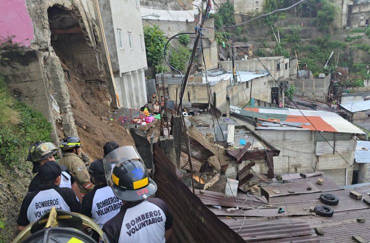 La Coordinadora Nacional para la Reducción de Desastres (Conred) ha reportado 614 emergencias durante la temporada de lluvias. Foto La Hora: Conred