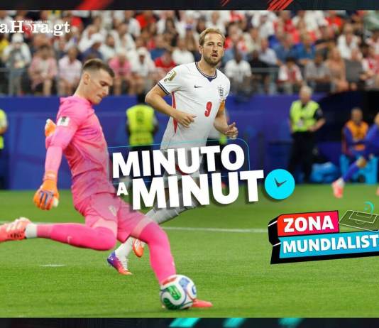 Inglaterra se adelanta en el marcador gracias a un gol de penal de Harry Kane y derrota momentáneamente a Croacia por 1-0.