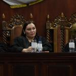 Julia Rivera votó para mantener firme la elección que la llevó al cargo de magistrada de la CC.