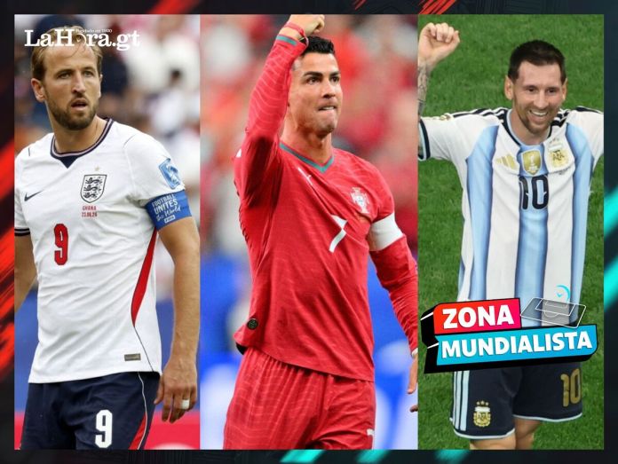Harry Kane, Cristiano Ronaldo y Lionel Messi buscarán liderar a sus selecciones a lo más alto de cada uno de sus grupos en el Mundial 2026.