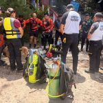 Bomberos Voluntarios finalizan búsqueda de piloto desaparecido en la Laguna de Ayarza. Foto La Hora: CVB.