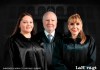 Los magistrados, Julia Rivera, Roberto Molina Barreto y Dina Ochoa. Foto La Hora: Francisco Altán